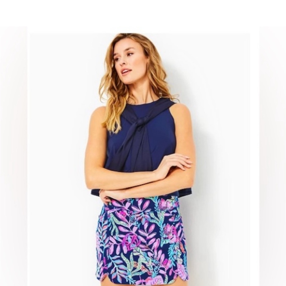 Lilly Pulitzer Sabbia Luxletic Skort UPF 50+